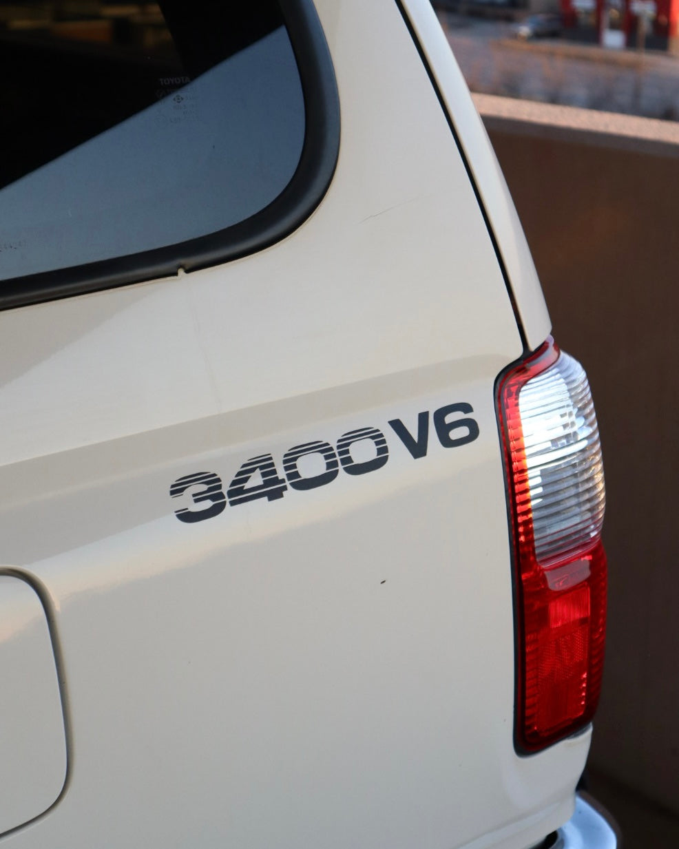 3400 V6 Sticker