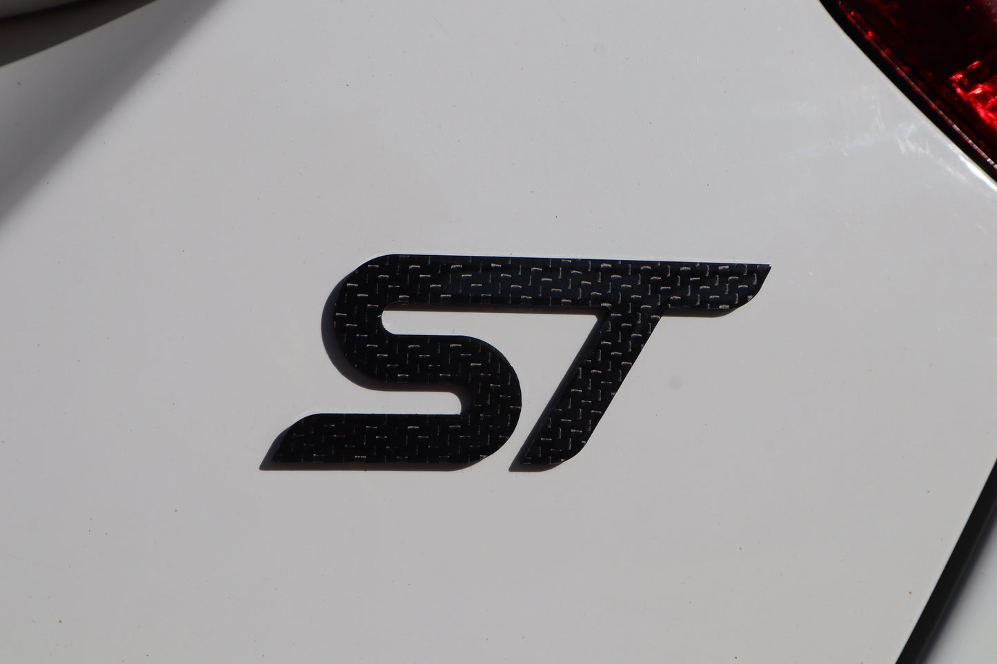 Carbon Fiber ST Rear Badge Replacement